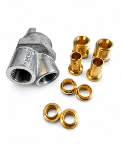 Tankgjennomføring 1" (dobbel) 8/10mm