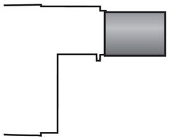 Langt brennerr&#248;r (385 mm) for gassbrenner (RS 100)