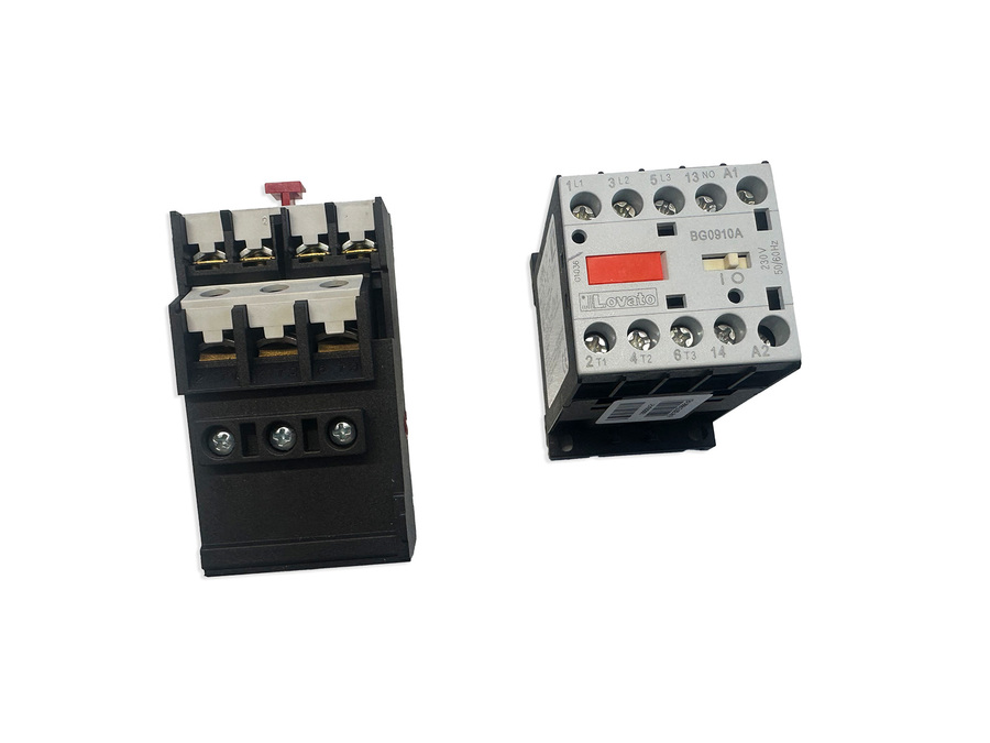Kontaktor og overhetingsrele (kit) 