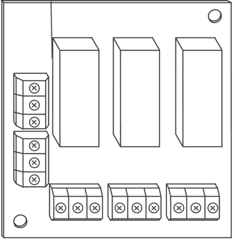 Relay multiple kit  Riello RK N For Riello fancoil/viftekonvektor