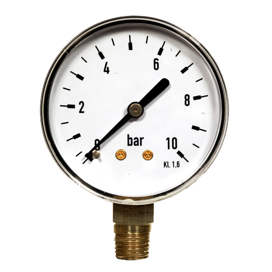 Manometer 1/8" 0-16bar Ø40mm 