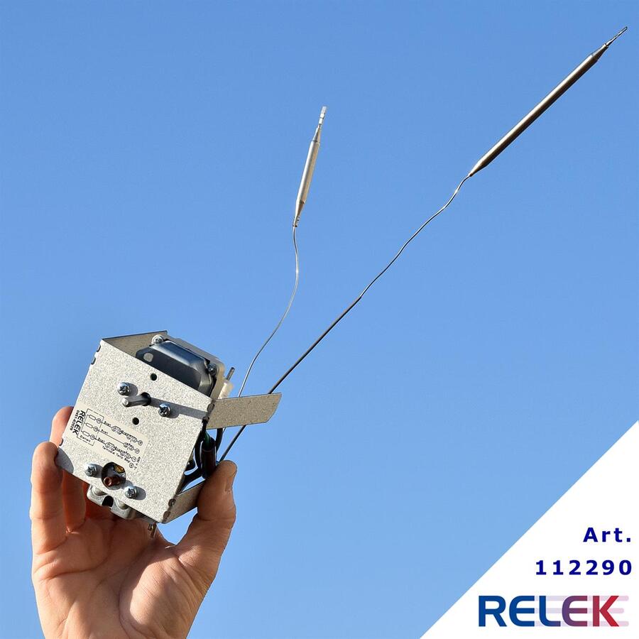 Relek 2-trinns termostat 3-polet KTÖ2 30-90°C 