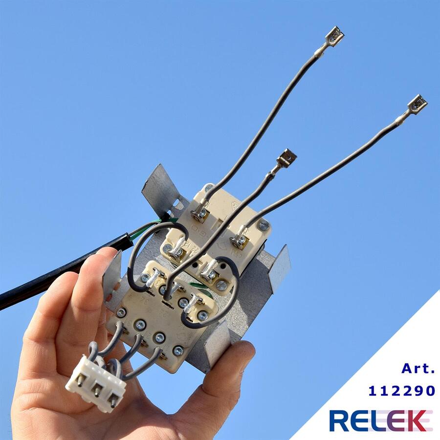 Relek 2-trinns termostat 3-polet KTÖ2 30-90°C 