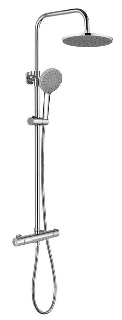 Takdusjsett inkl. termostat (v1) Krom