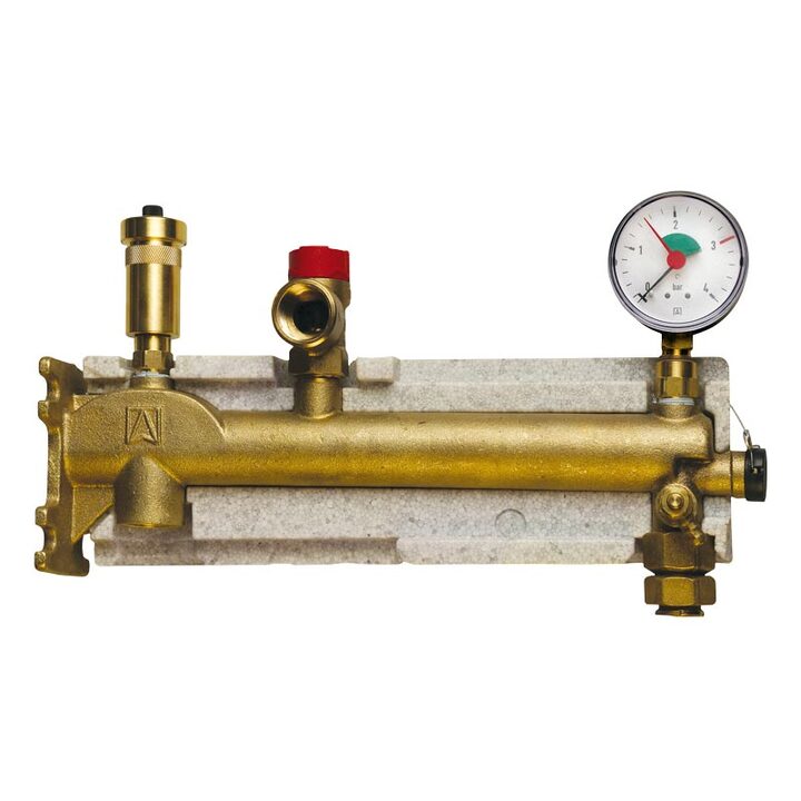 Oppheng ekspasjonskar (3 bar) m/manometer, sik.vent 