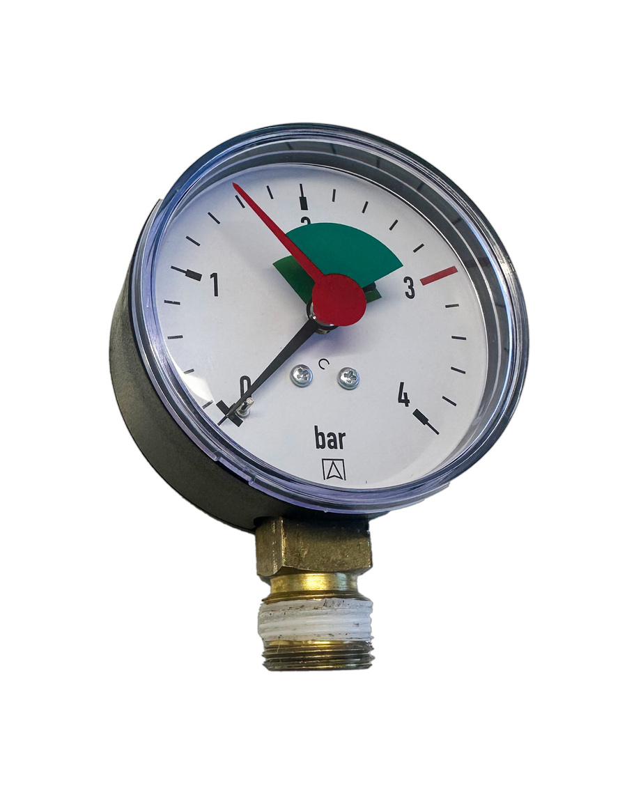 Oppheng ekspasjonskar (3 bar) m/manometer, sik.vent 