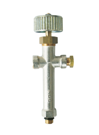 Manometerkran G1/8&quot; m/lufteskrue