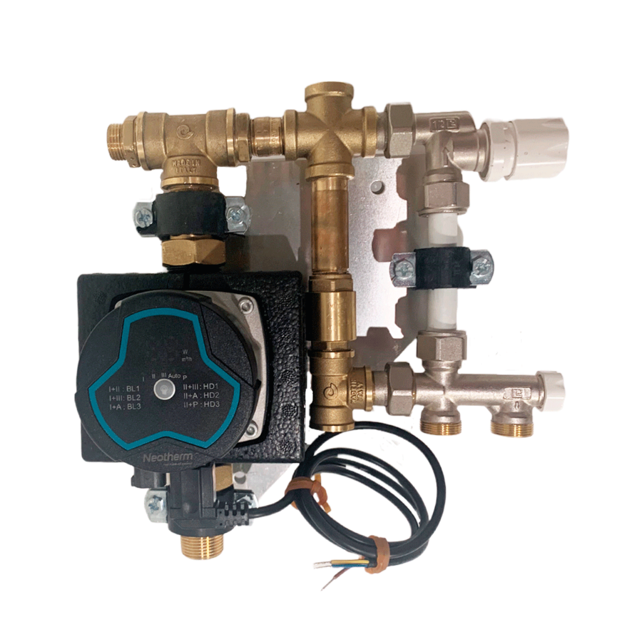 Neotherm minishunt m/sirkulasjonspumpe 20/6-130 