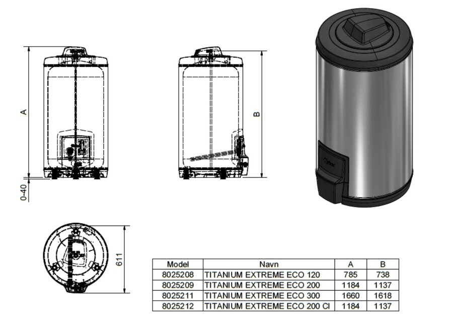 Høiax Titanium Extreme ECO 120 L 