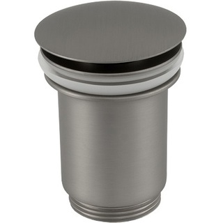 Klikkventil - BØRSTET NIKKEL Lang