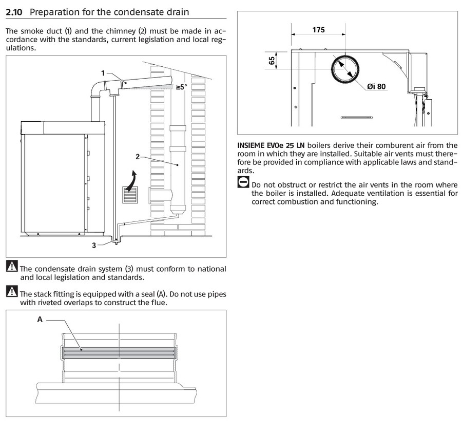 Riello INSIEME EVOe 25 LN Fyrkjel i støpejern (25 kW) 