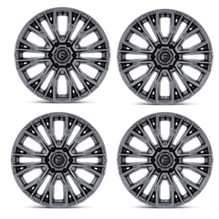 Komplett felgsett (4 stk) Fuel Rebar 20" passer 2022-2025 Ford F150 Lightning EV