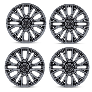 Komplett felgsett (4 stk) Fuel Rebar 20" passer 2022-2025 Ford F150 Lightning EV