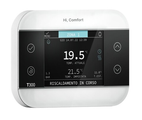 Styrepanel Hi Comfort T300 passer Riello varmepumper 