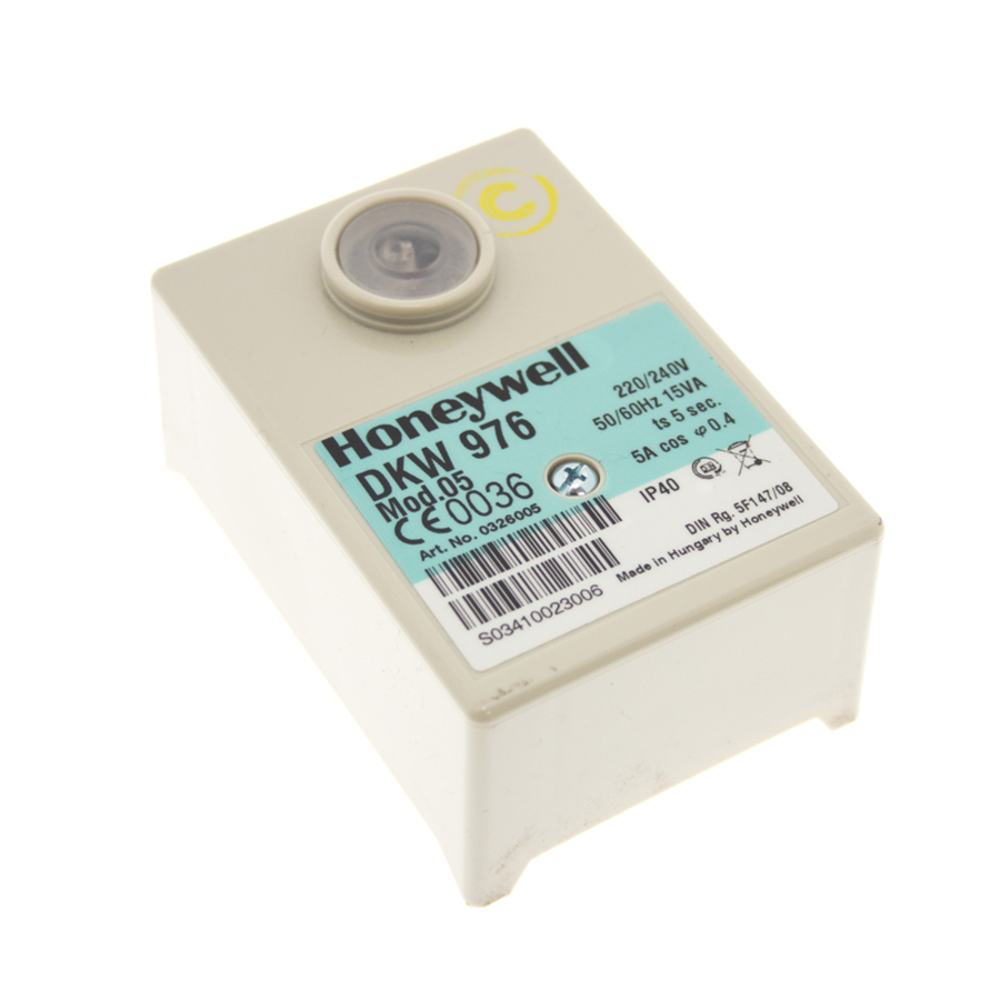 Honeywell DKW 976.05 rele/kontrollboks Honeywell brennerkontroll 