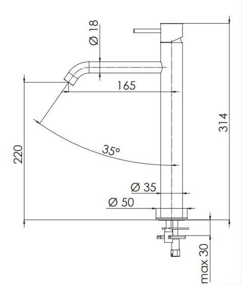 Remer X Style X11L armatur BØRSTET NIKKEL 