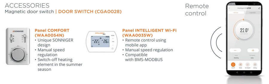 Sonniger GUARD 100E luftport (elektrisk) 