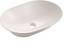 Bathco Toulouse toppmontert servant Bollevask - 59x42 cm, hvit