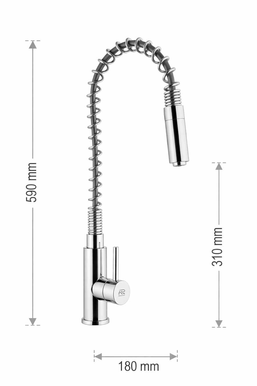 Remer Minimal NR75 2 armatur m/ LED lys 