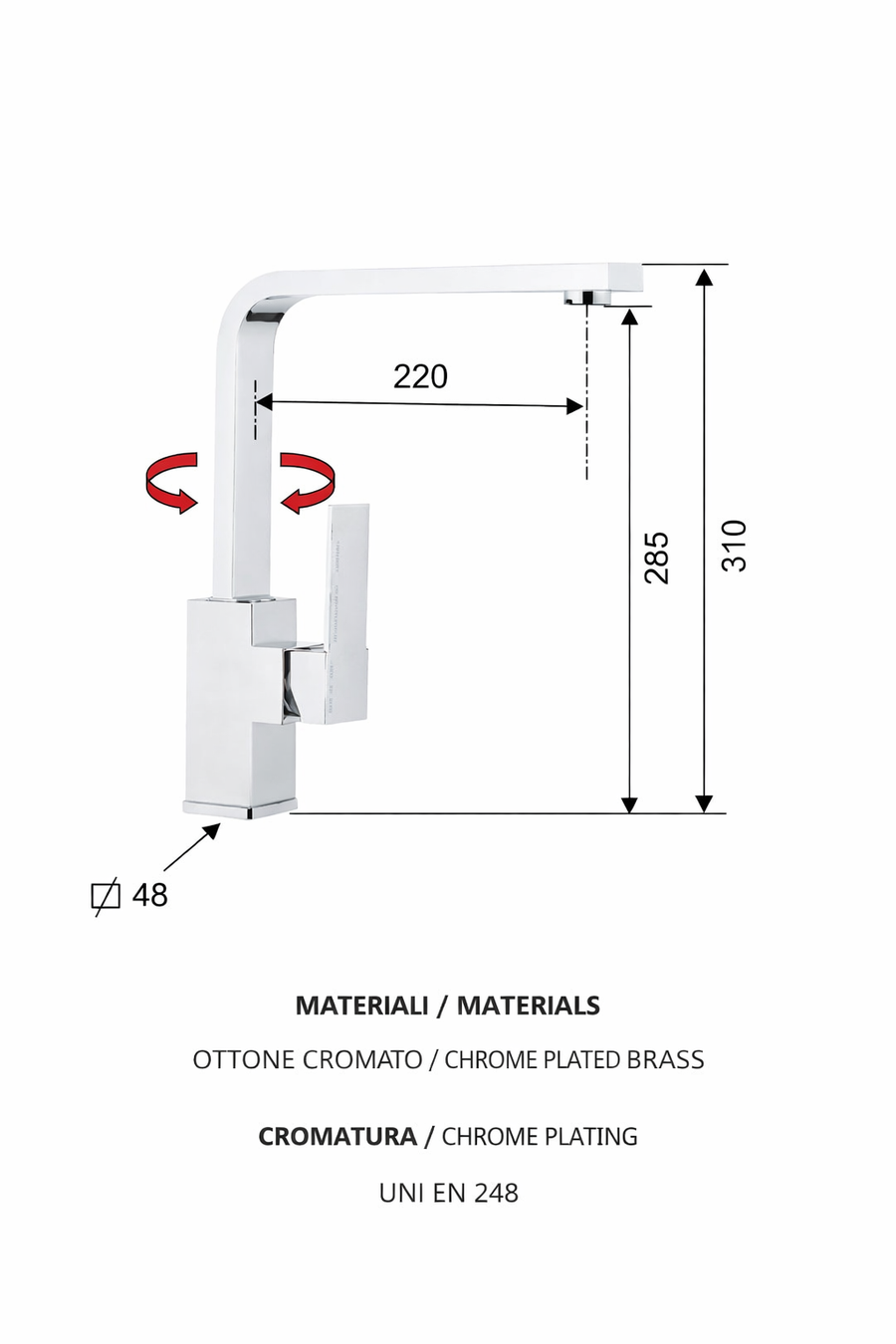 Remer Qubika Q42U armatur 