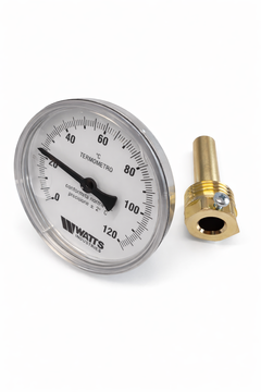 Skivetermometer 1/2" 63mm 0-120 °C for Høiax ECO 200 tank