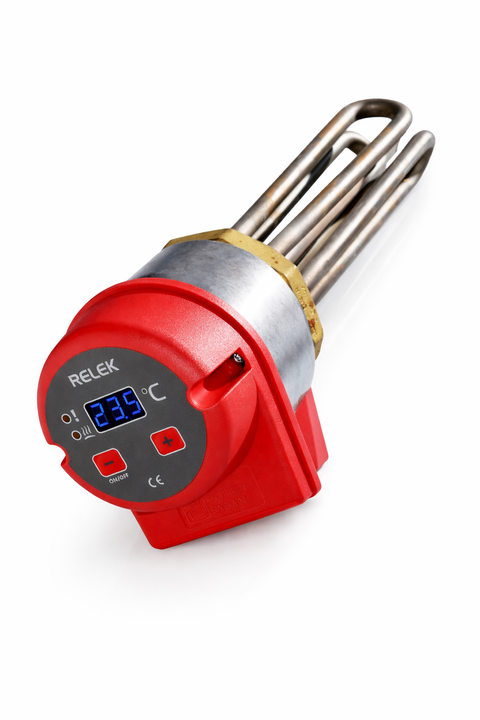 El-kolbe 2 kW m/ elektronisk termostat 0-100°C 2-trinns termostat EP71-2rf