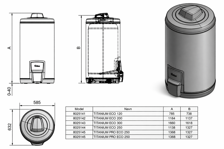 Høiax Titanium ECO 300 