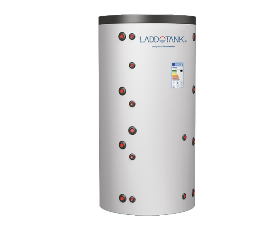 Laddotank Puffer 1, 1000L DEBE / Termoventiler m/ slynge 