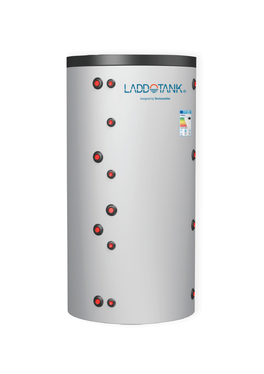 Laddotank Puffer, 1000L DEBE / Termoventiler 