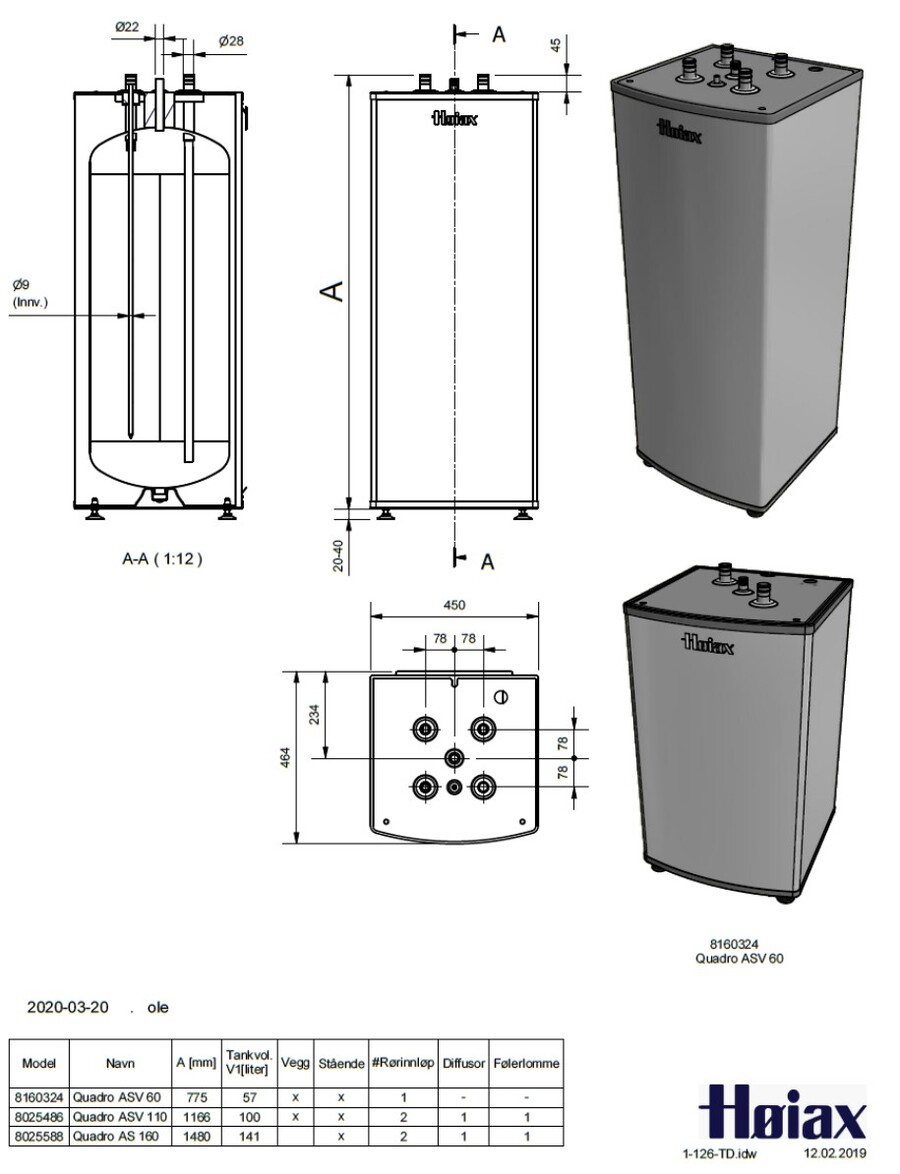 Høiax Quadro ASV 60 