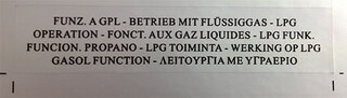 Merke for LPG-kit