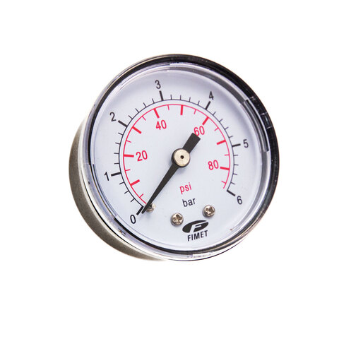 Manometer 0-6 bar 1/4" M til DAB AQUAJET-INOX hyttepumpe