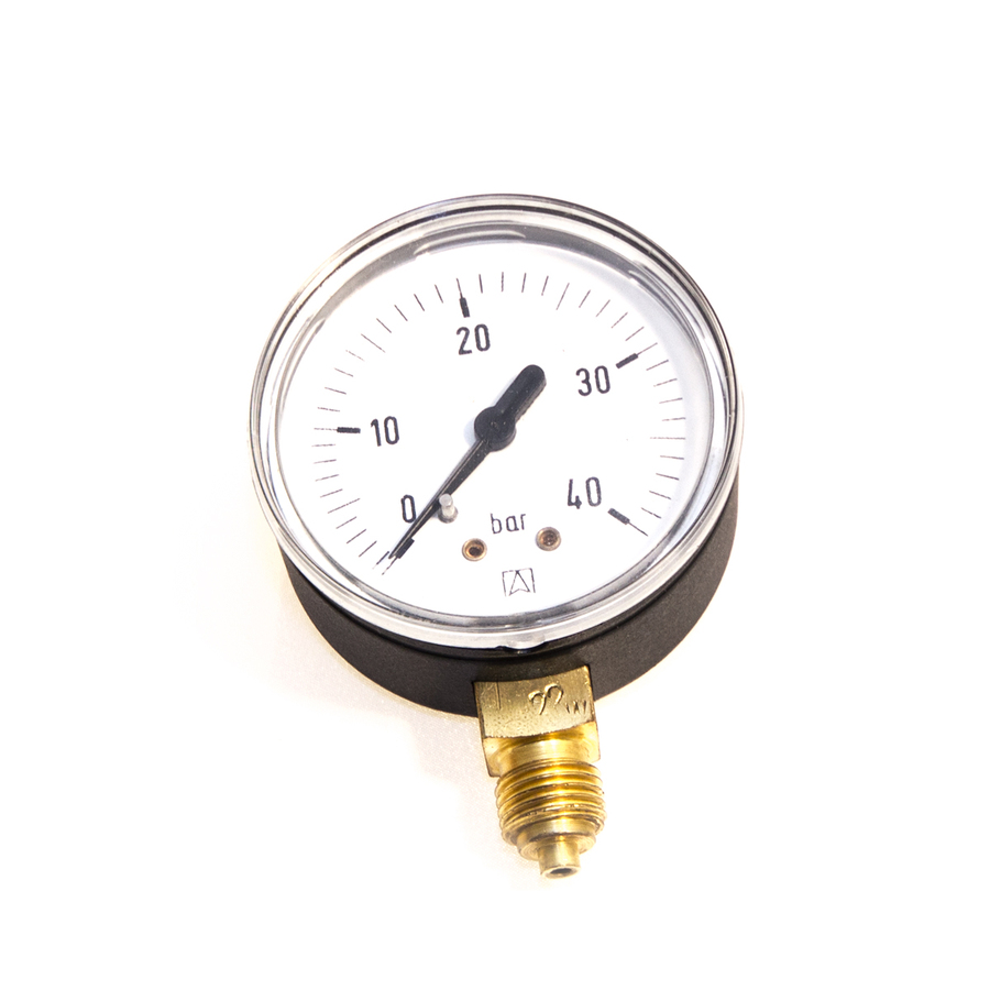 Manometer 1/4" 0-40bar Ø63mm 