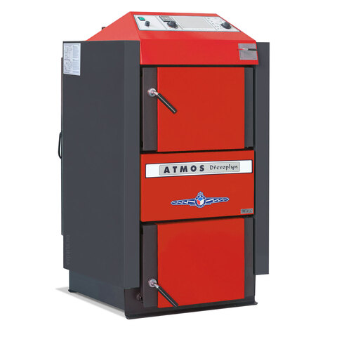 Atmos DC-40SX vedkjel sugevifte og keramisk forbrenningskammer