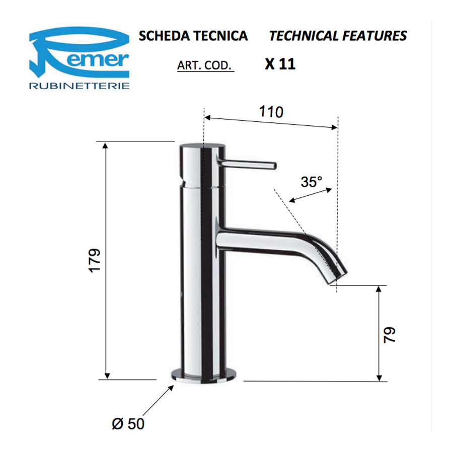 Remer X style X11 armatur 