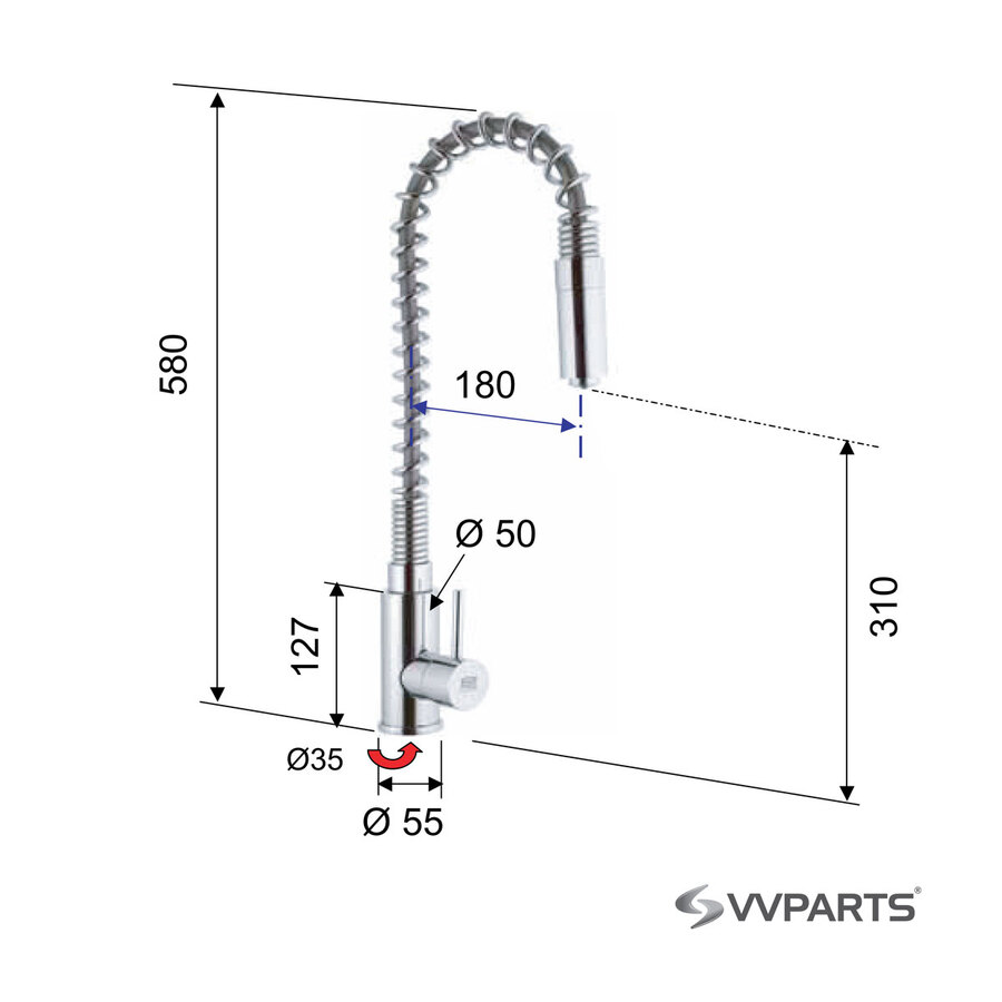 Remer Minimal NR75 2 armatur m/ LED lys 