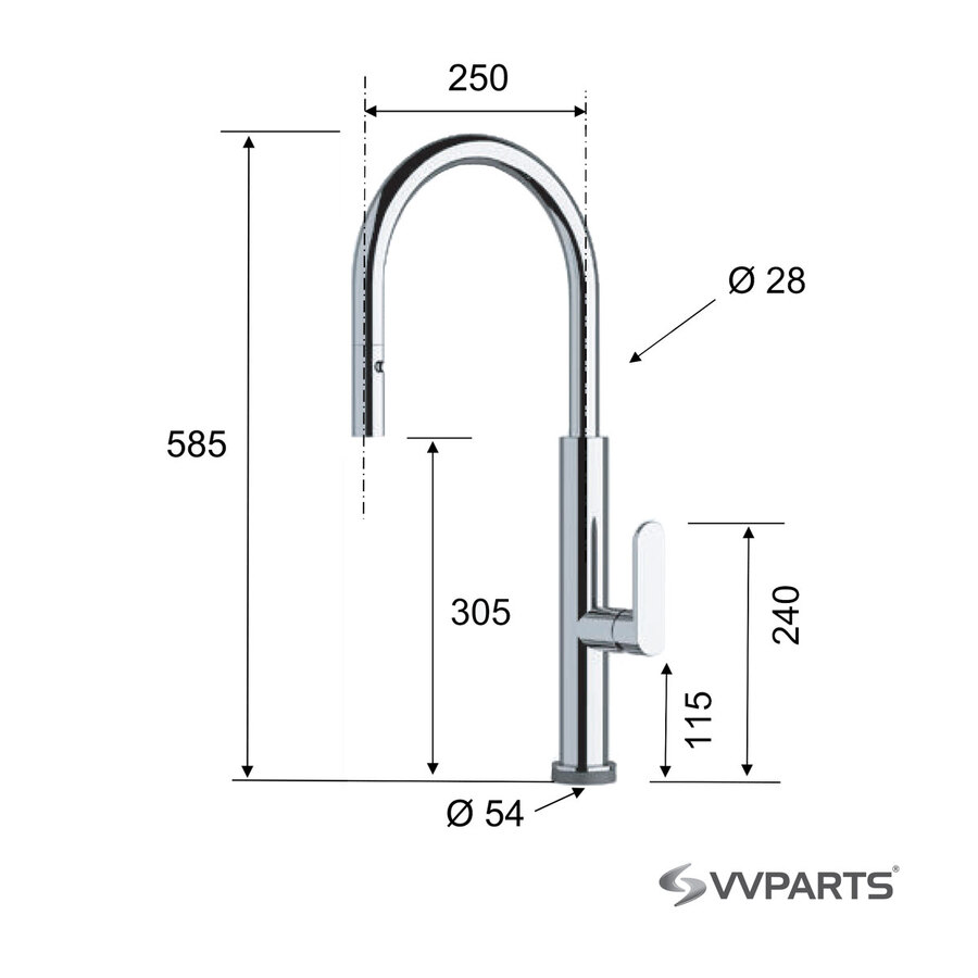 Remer Elegant NKT73 armatur m/touch 