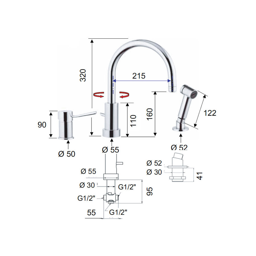 Remer Minimal N48 332EU armatur 