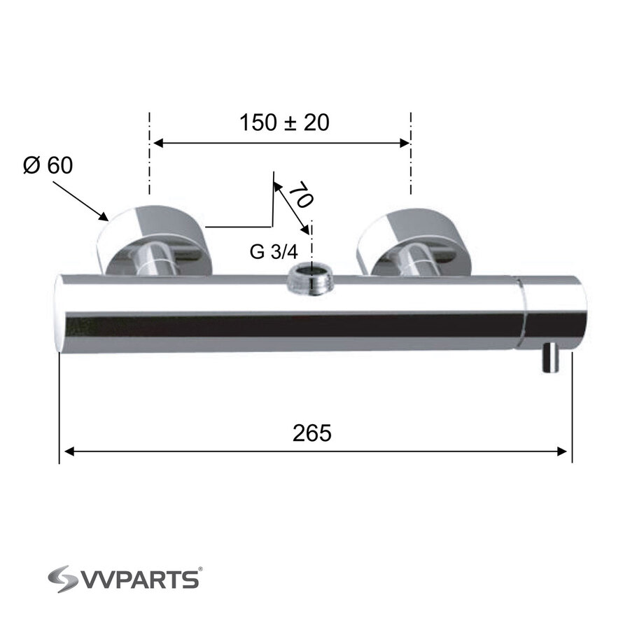 Remer Minimal N35R dusjarmatur 