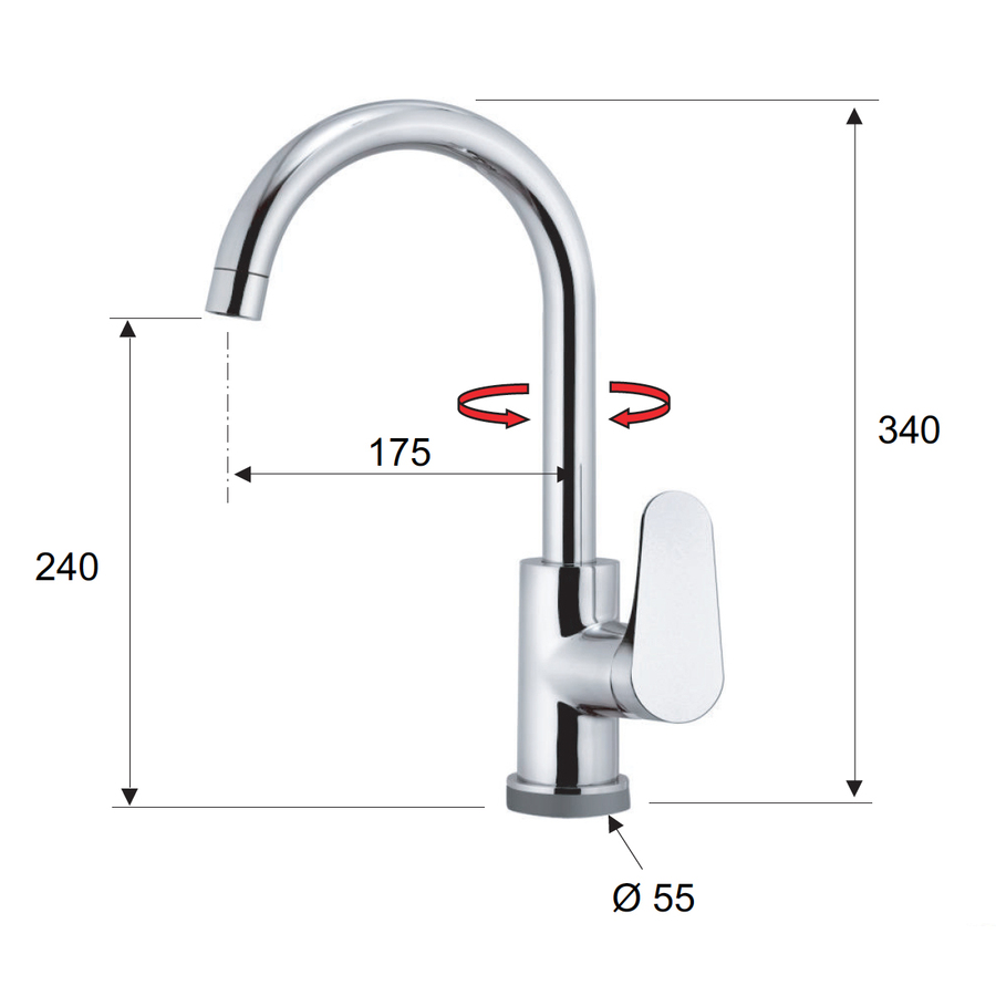 Remer Class Line LT72 armatur m/touch 