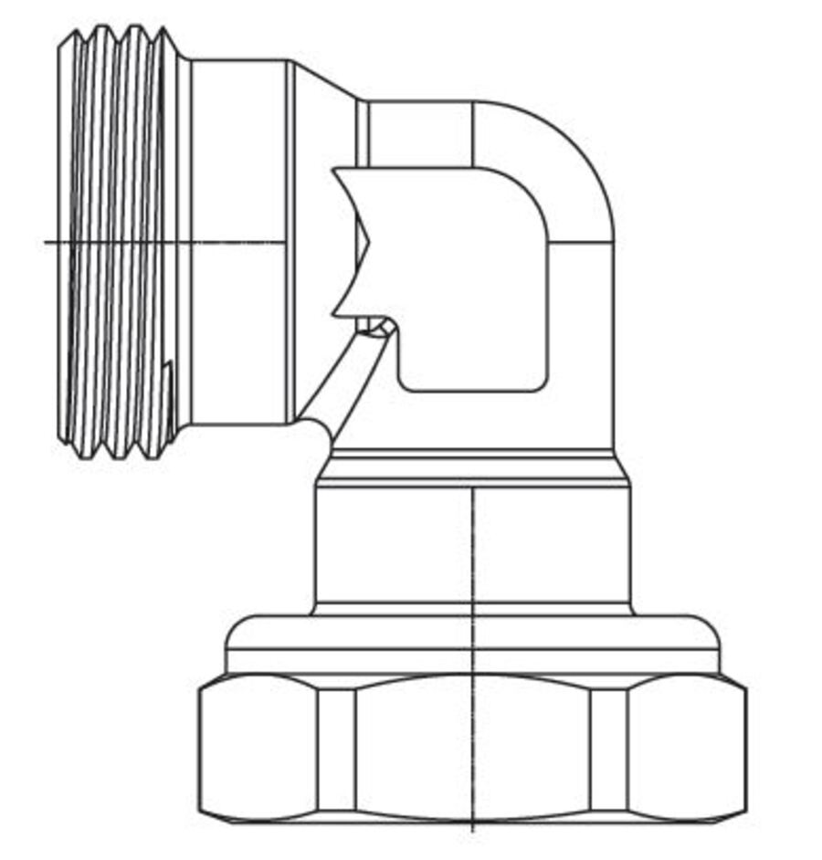 90°albu for tilkobling PEX 