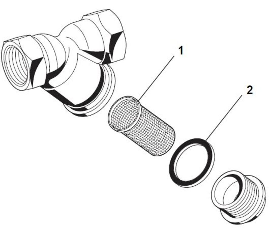 Slamsamler 3/4" (maksevidde 0,18mm) 