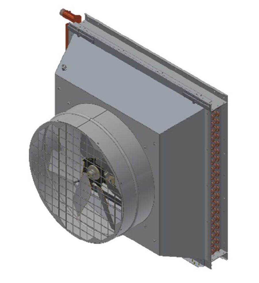 Technoclima AQUACIKKI 93D varmluftsvifte spesielt for kyllinghus 