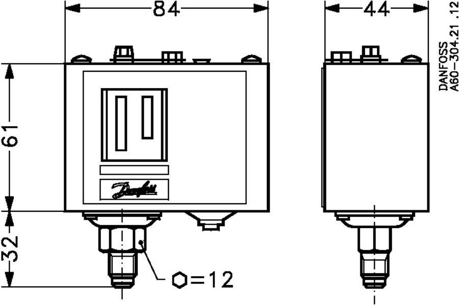 Danfoss Trykkbryter, KP1 