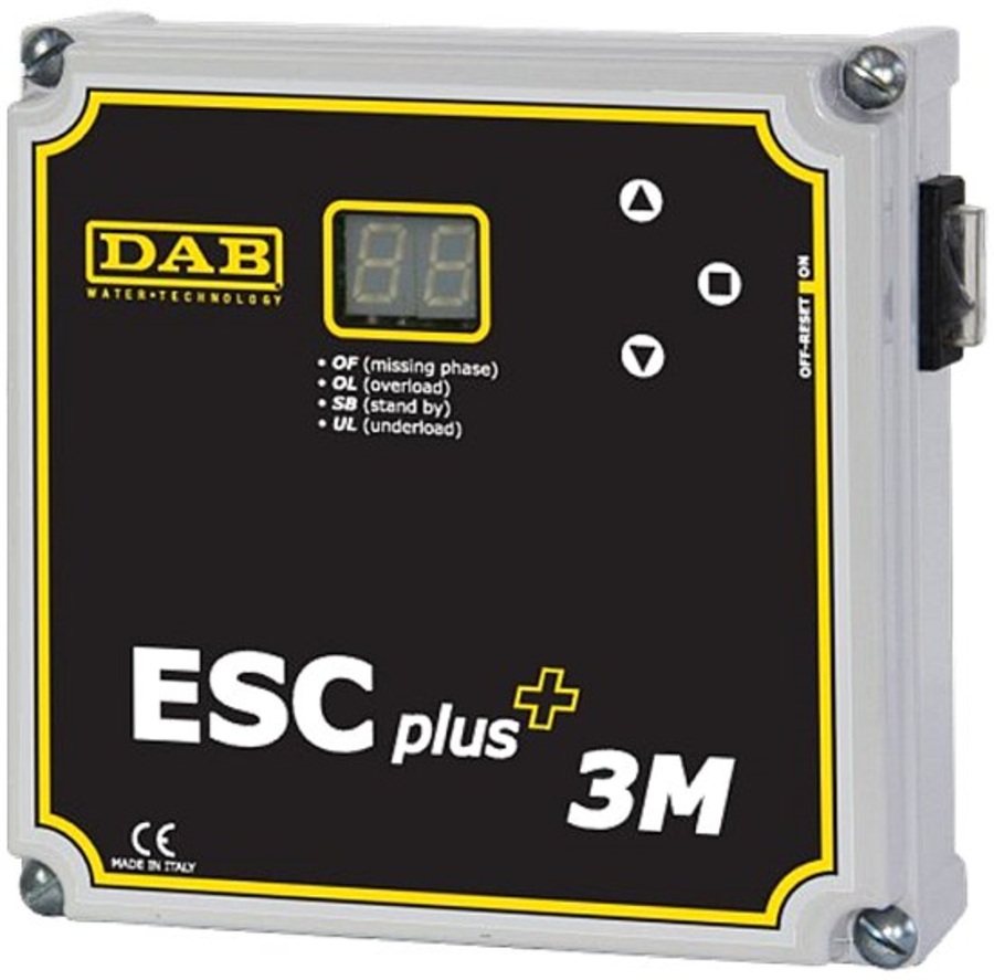 DAB CONTROL PANEL ESC PLUS 3M 220-240/50 Kontrollboks for dykkpumpe med motor 