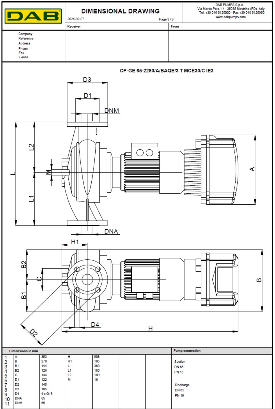 CP-GE 65-2280/A/BAQE/3 T MCE30/C 