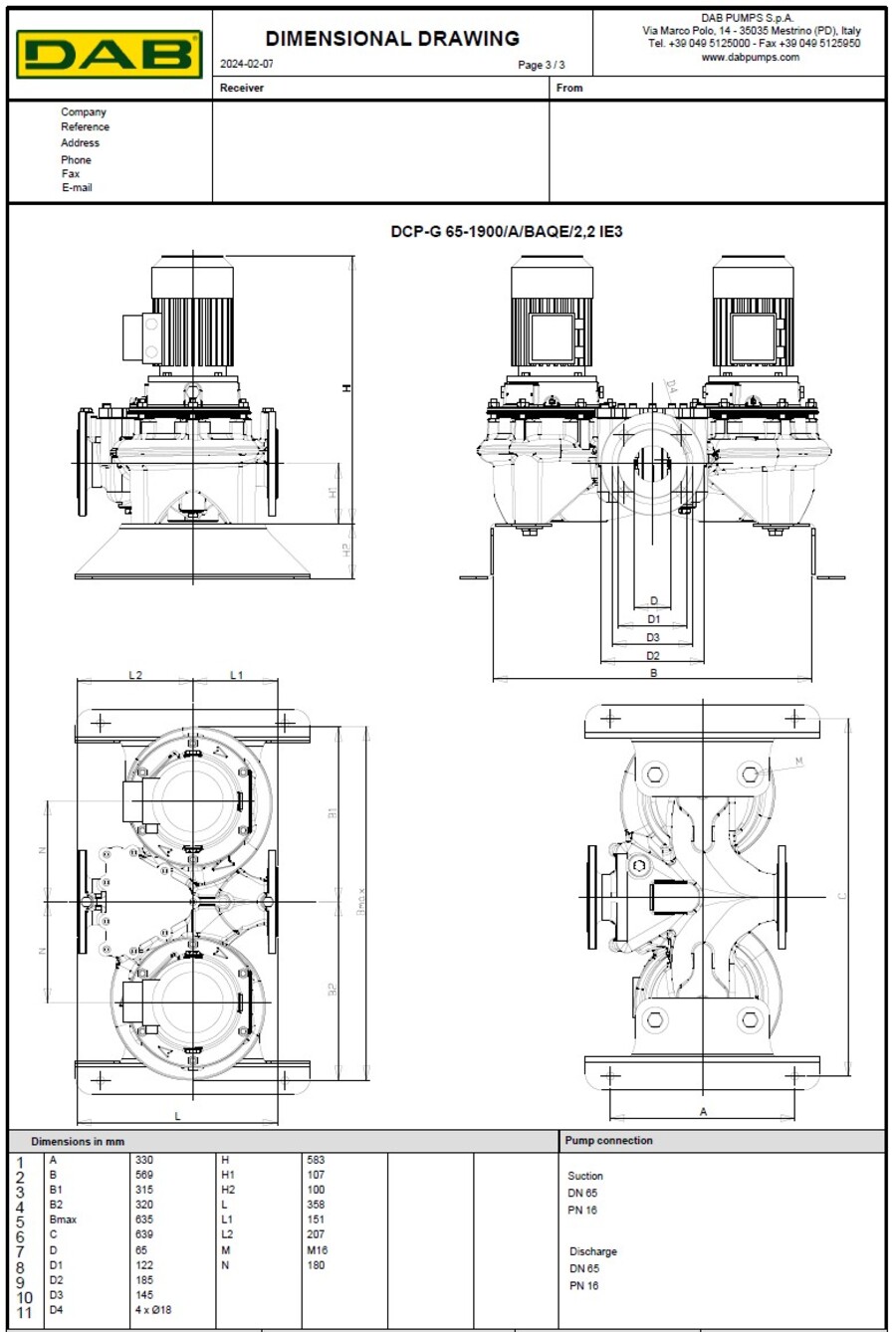 DCP-G 65-1900/A/BAQE/2,2 IE3 